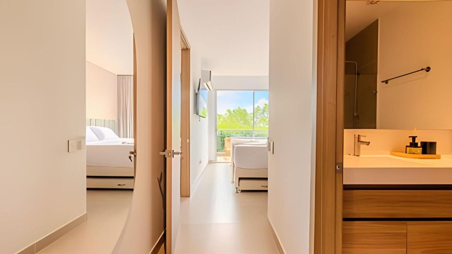 Apartamento 1 K Baia Kristal Lujoso Y Nuevo 2 Alcobas Prive 2 *